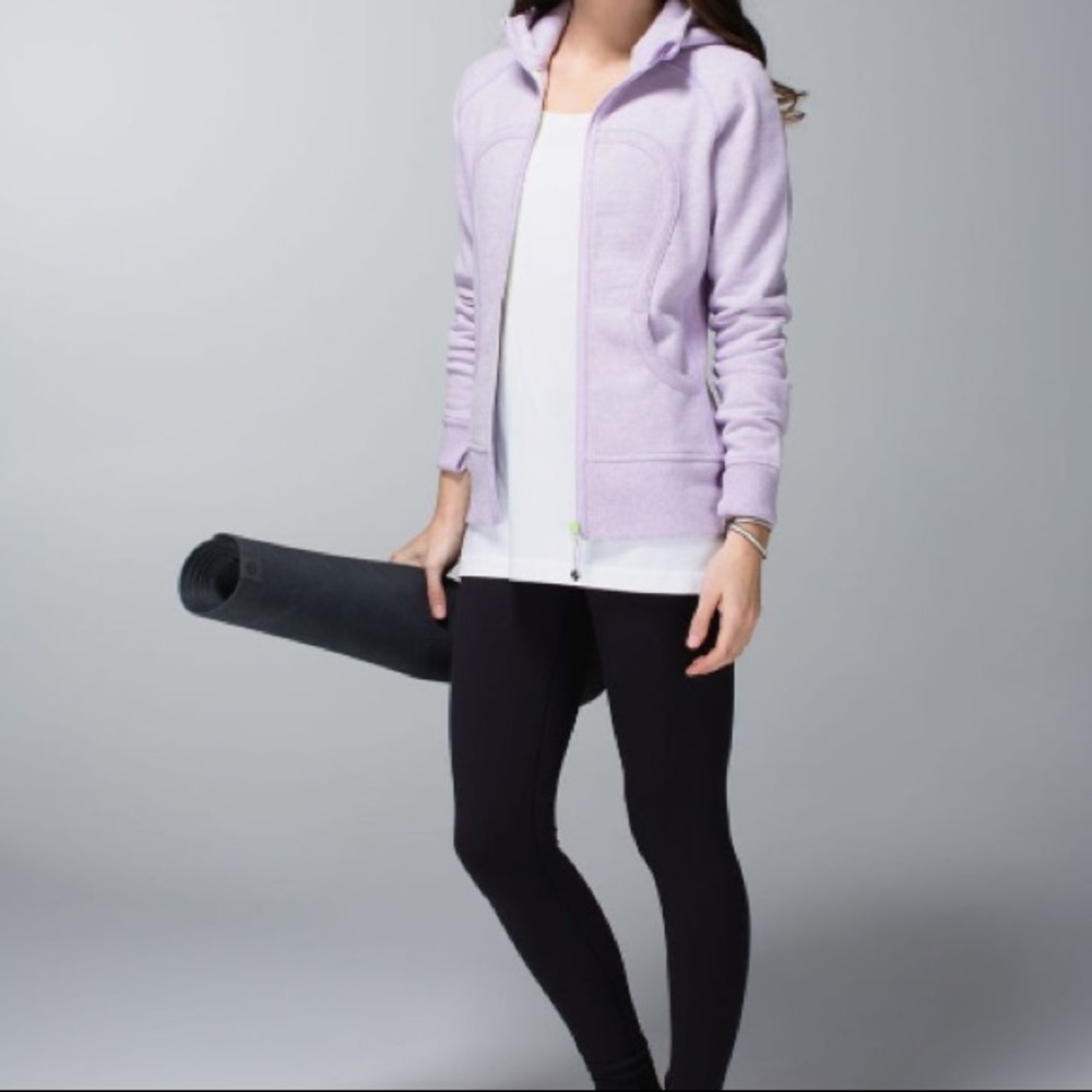 Lilac Lululemon scuba hoodie - Picture 5 of 8